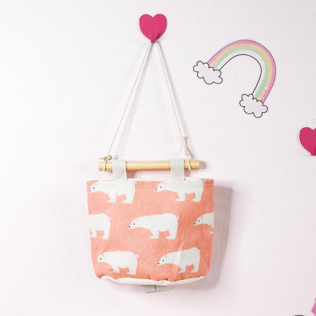 Petit panier de rangement mural