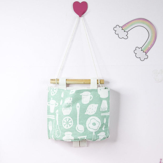 Petit panier de rangement mural