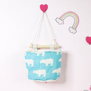 Petit panier de rangement mural